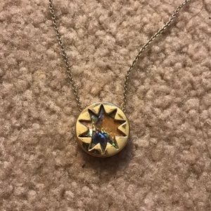 House of Harlow mini sunburst pendant necklace